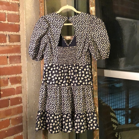 French Connection Puff Sleeve Floral Dress - Picture 3 of 3